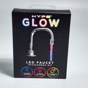 Hype Glow 7 Color LED Light Changing Glow Shower Stream Water Faucet Tap Kit